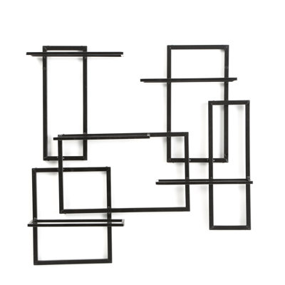 Oenophilia Mid Century 10 Bottle Wall Mounted Wine Rack