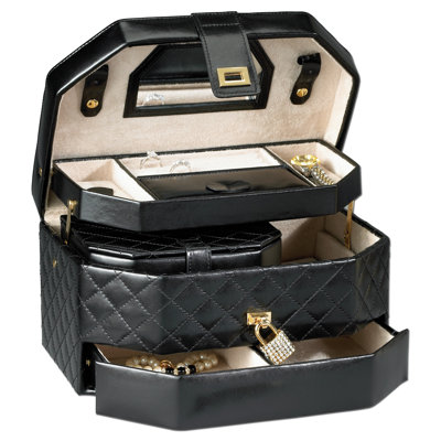 Black Diamond Large Jewelry Box