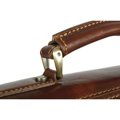 Alberto Bellucci Verona Florence Briefcase in Brown