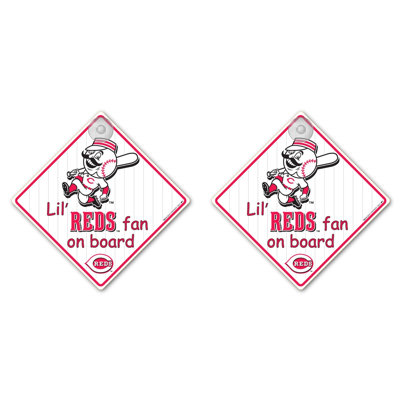 Team Pro-Mark MLB Lil Fan on Board Sign (Set of 2)
