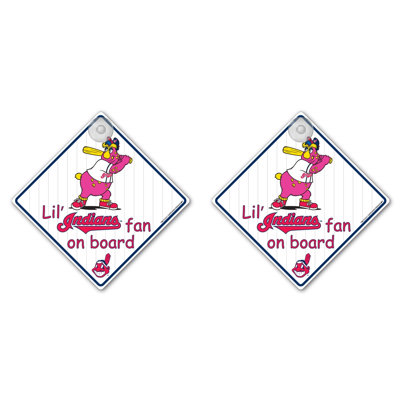 Team Pro-Mark MLB Lil Fan on Board Sign (Set of 2)