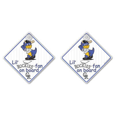 Team Pro-Mark MLB Lil Fan on Board Sign (Set of 2)