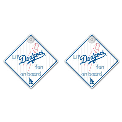Team Pro-Mark MLB Lil Fan on Board Sign (Set of 2)
