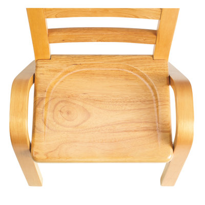 Angeles 9" Wood Classroom Stacking Chair