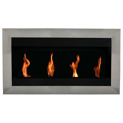 Bio-Blaze Square I Ethanol Fuel Fireplace