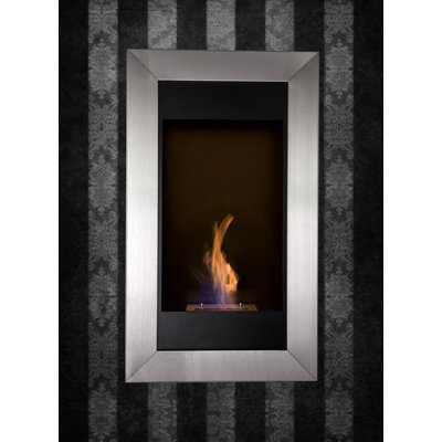 Bio-Blaze Square I Ethanol Fuel Fireplace