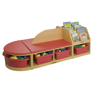 ECR4kids Five Piece Sailboat Read Sectional