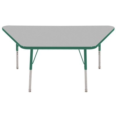 ECR4kids 30" x 60" Trapezoid Activity Table in Various Colors