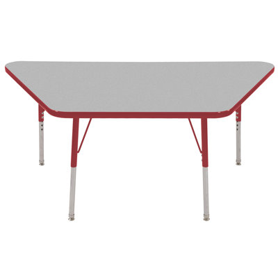 ECR4kids 30" x 60" Trapezoid Activity Table in Various Colors
