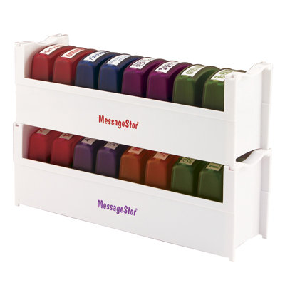 ECR4kids 8 Piece Self-Ink Teacher Stamps with Stand\