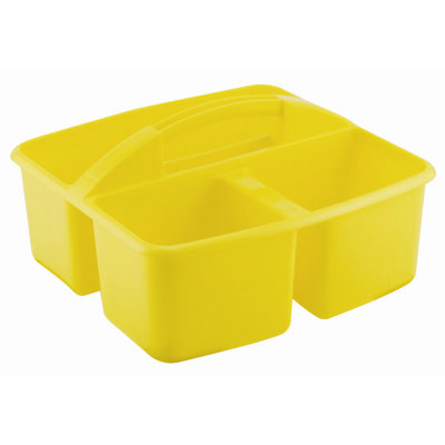 ECR4kids Three Compartment Small Plastic Art Caddy