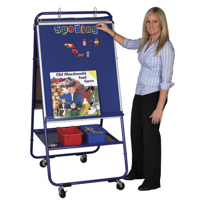 ECR4kids Steel Teacher Easel - Single