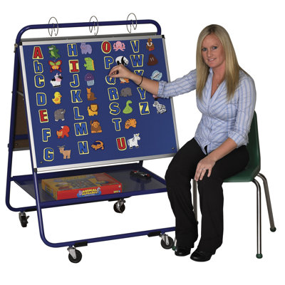 ECR4kids Steel Teacher Easel - Wide