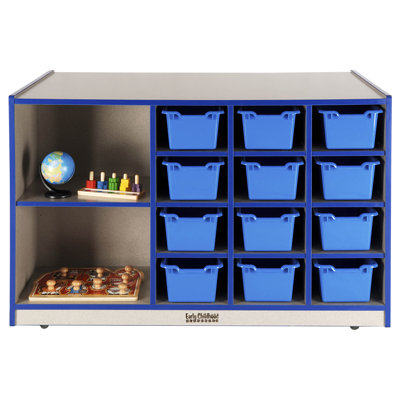 ECR4kids Double-Sided 12 Tray Cabinet without Bins