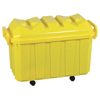 ECR4kids 4 Pack of 18 Gallon Stor-N-Roll Toy Trunks with Casters