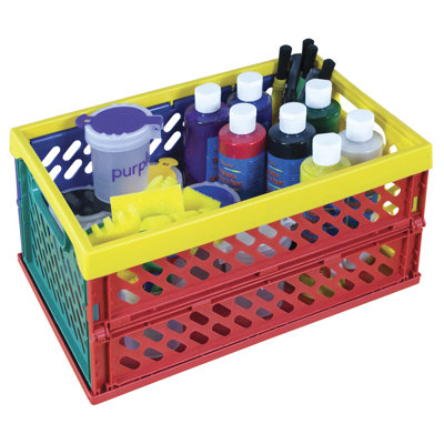 ECR4kids 27 Piece Paint Set in Large Storage Crate