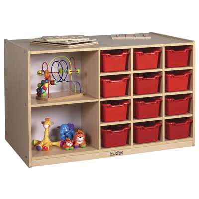 ECR4kids Double-Sided 12 Tray Cabinet without Bins