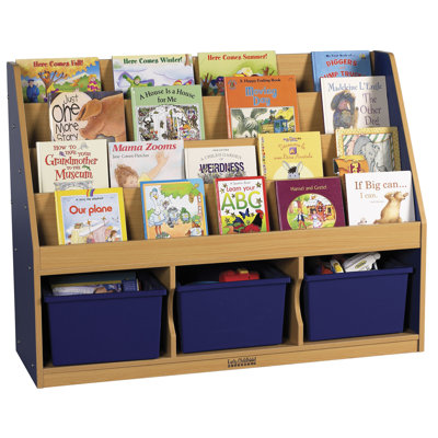 ECR4kids Large Book Stand 3-Tray
