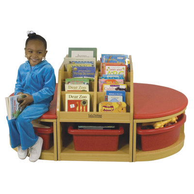 ECR4kids Four Piece Reading Sectional Set