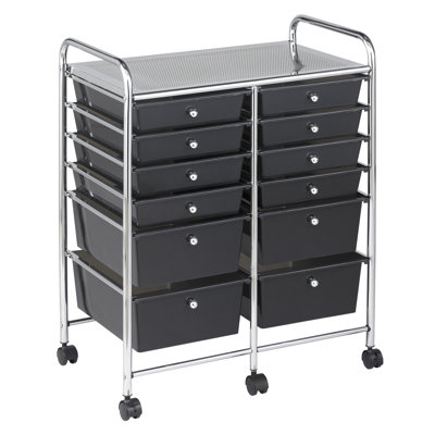ECR4kids 12 Drawer Mobile Organizer