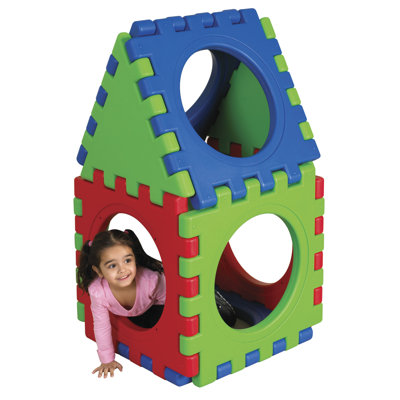 ECR4kids 9 Pieces Tunnel and Cube Set