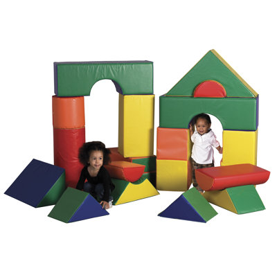 ECR4kids 21 Pieces Jumbo Soft Blocks