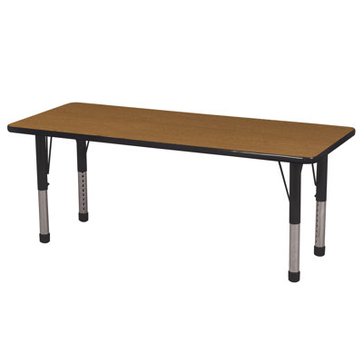 ECR4kids 24" x 60" Rectangular Adjustable Activity Table