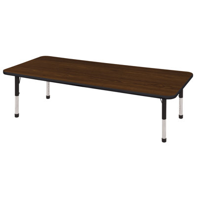 ECR4kids 30" x 72" Rectangular Adjustable Activity Table