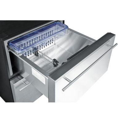 Summit Appliance Two Drawer All-Refrigerator for Built-in Use Auto Defrost
