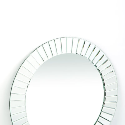 Decor Wonderland Fortune Modern Frameless Beveled Wall Mirror