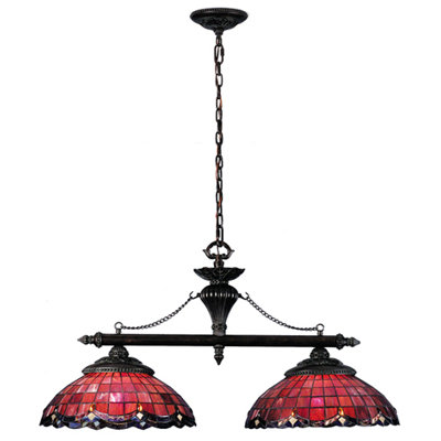 Victorian Elan 2 Light Kitchen Island Pendant
