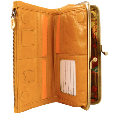 Latico Leathers Mimi in Memphis Mavis Organizer Wallet