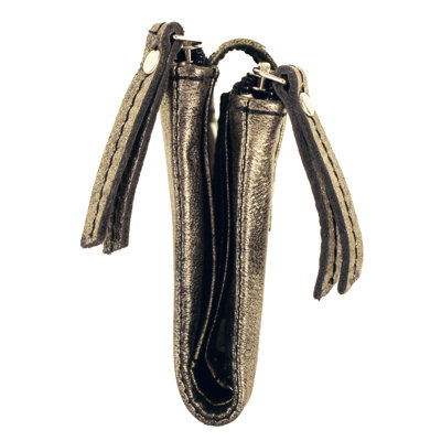 Latico Leathers Art Yasmine Medium Double Zip Wallet
