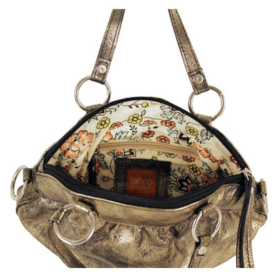 Latico Leathers Art Violet Double Handle Cross-Body / Handbag