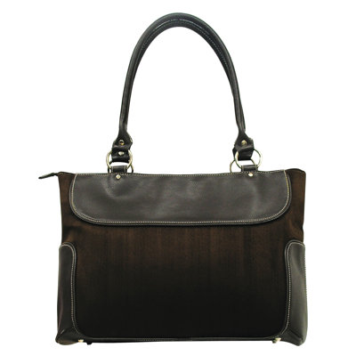 U.S. Traveler Ladies Business Zip-Top Computer Causal Tote