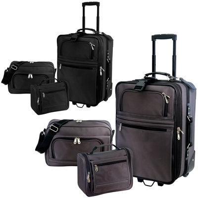 U.S. Traveler Explorer 3 Piece Carry-On Luggage Set