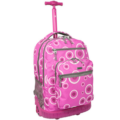 J World Sundance Rolling Backpack with Laptop Sleeve