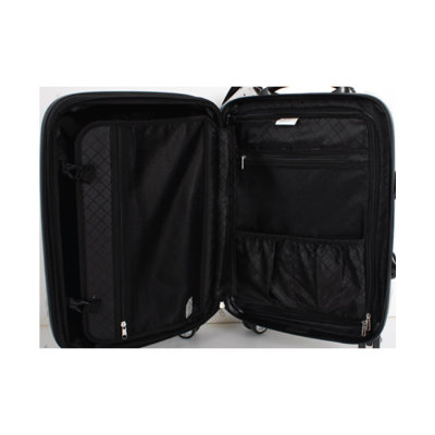 J World Concord 3 Piece Polycarbonate Expandable Spinner Luggage Set