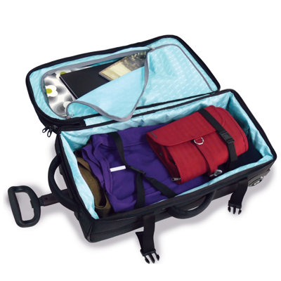J World 20" Vine Multi-Compartment 2-Wheeled Carry-On Duffel