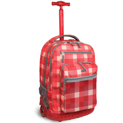 J World Sundance Rolling Backpack with Laptop Sleeve