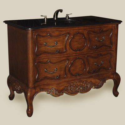 Bathroom Vanities on Aa Importing 48  Bathroom Vanity Set With Sink   Wayfair