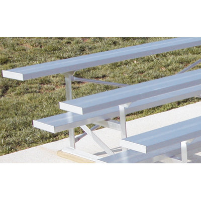 Ultra Play Low Rise Four-Row Aluminum Bleacher