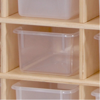 Steffy Wood Products 25 Tray Cubby Storage with Tray