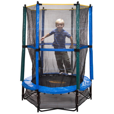 Pure Fun 55" Trampoline and Enclosure Kid's Set