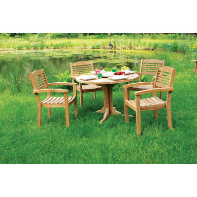Jewels of Java Stacking Dining Arm Chair
