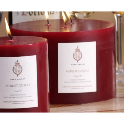Zodax Merlot Wine Scented Candles