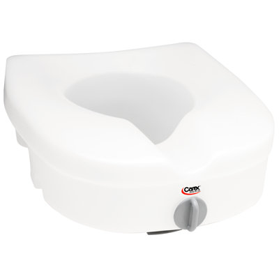 Carex E-Z Lock Raised Toilet Seat