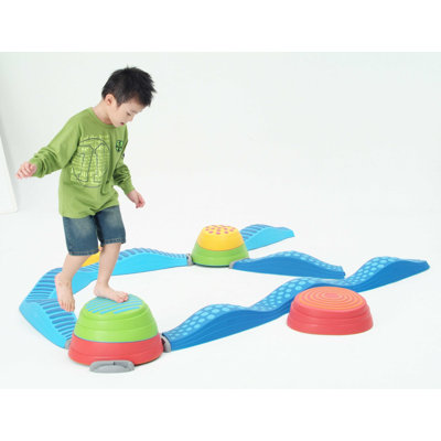 Weplay Connectors for the Rainbow River Stones and Wavy Tactile Path (6 Pieces / Set)