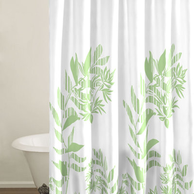 Tokyo Leaf Shower Curtain