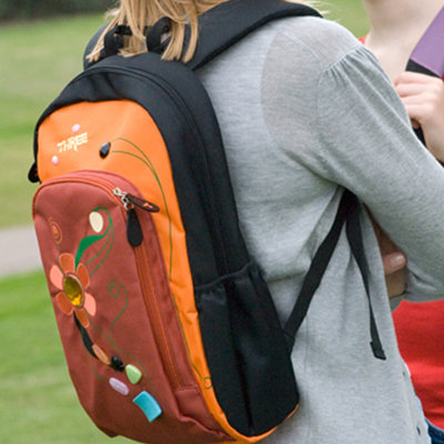 Three Jewel Backpack in Orange